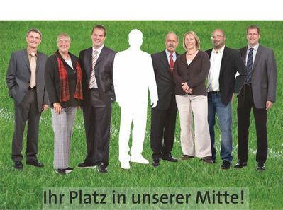 Gemeinderäte 2008/2014 mit 1. Bürgermeister Matthias Döhla