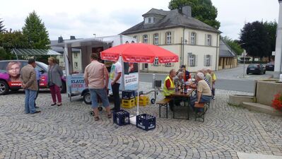 von links: Uli Scharfenberg, Klaus Adelt und Petra Ernstberger